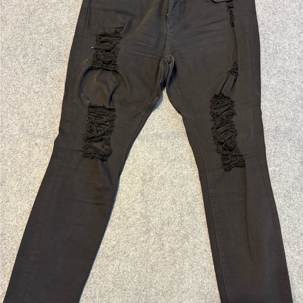 Express Black Denim Leggings